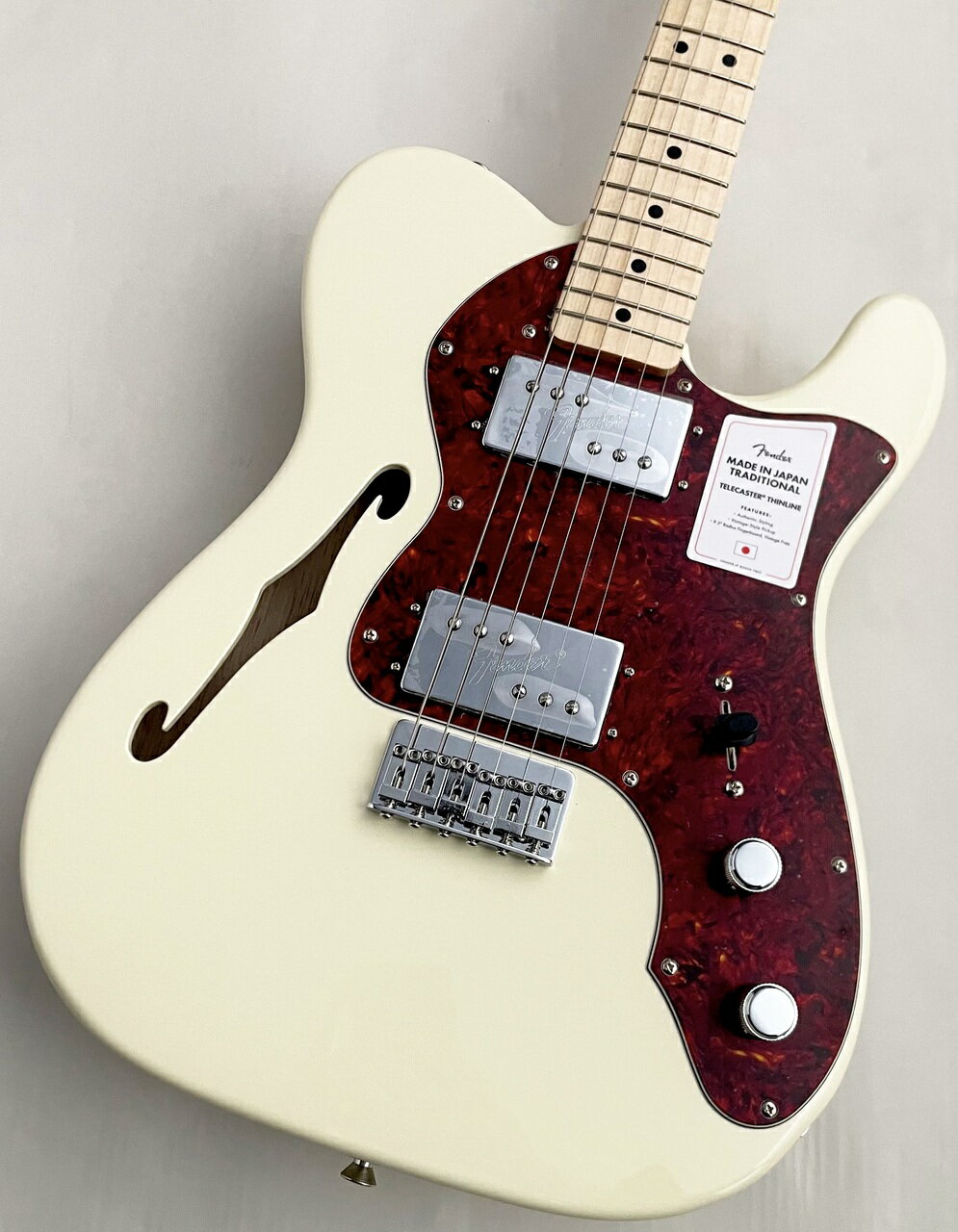Fender 【G-Club MOD】Traditional 70s Telecaster Thinline Olympic White ≒3.19kg
