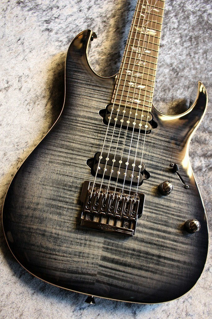 Ibanez j-Custom Series RGR8527FX Black Rutile #F1824852【7弦】【リバースヘッド】【良杢個体】【池袋店在庫品】