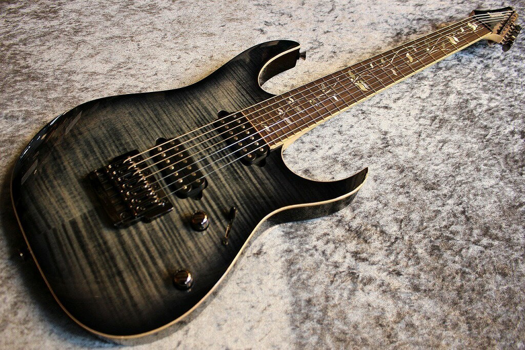 Ibanez j-Custom Series RGR8527FX Black Rutile #F1824852【7弦】【リバースヘッド】【良杢個体】【池袋店在庫品】