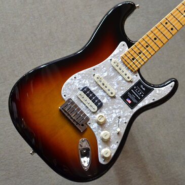 【新品】Fender American Ultra Stratocaster HSS Maple Fingerboard 〜Ultraburst〜 #US19072378 【3.63kg】【ミディアムジャンボフレット】【コンパウンドラジアス指板】【ノイズレスピックアップ】【コンター加工】【ロックペグ】【S1スイッチ】【USA製】【池袋店在庫品】