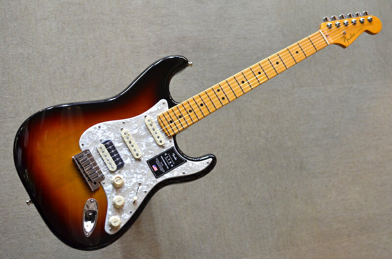 【新品】Fender American Ultra Stratocaster HSS Maple Fingerboard 〜Ultraburst〜 #US19072378 【3.63kg】【ミディアムジャンボフレット】【コンパウンドラジアス指板】【ノイズレスピックアップ】【コンター加工】【ロックペグ】【S1スイッチ】【USA製】【池袋店在庫品】