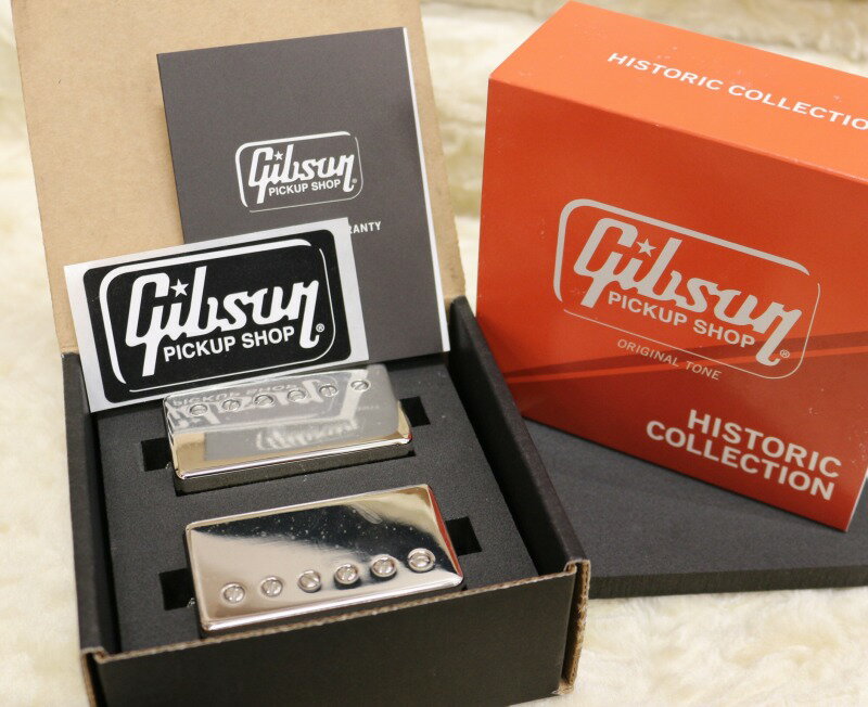 Gibson Historic Collection Custombucker Matched Set True Historic Nickel Cover