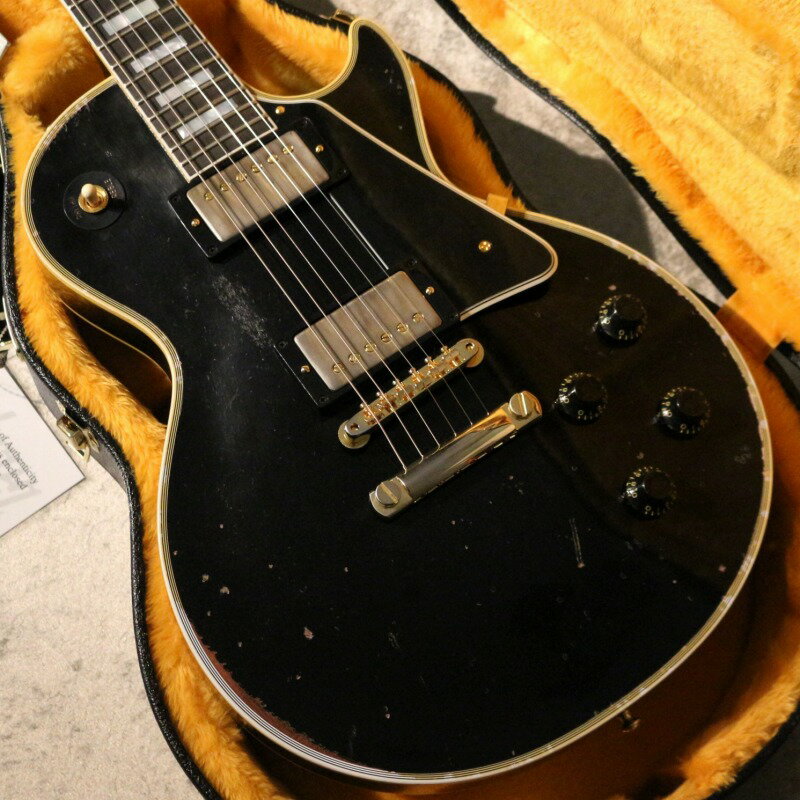 Gibson Custom Shop【クロサワ特注!】Murphy Lab 1957 Les Paul Custom 2PU Ultra Heavy Aged ~Ebony~#7 4373【4.26kg】【池袋店】