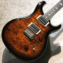 2023年新モデルのSE CUSTOM 24 Quilt Packageが入荷!! こちらの個体は、PRSといえばのブラック・ゴールドバーストカラー。 PRSらしいカラーでありつつもキルトの組合せは新鮮かつ、マッチングヘッド仕様なのもうれしいポイントです。 水面に水滴を垂らした一瞬を切り取ったかのような、複雑に重なり合う杢が特徴的です。キルトメイプルとひとくちに言っても大ぶり、小ぶりなもの様々ございますがこちらは前者です。まるで波を思わせるようなキルトが迫力のある表情を見せます。ボディ外周あたりの段のように重なるキルトはエンジェルキルト風であり、豪華な印象を受けます。またキルトでありながらフレイム的な激しい表情も見せてくれます。フレイム好きな方、他とはひと味違う杢をお探しの方などへもおすすめの良杢個体です!! また、通常のSE Custom 24のブラックゴールドではヘッドは通常のブラックですが、こちらはキルトの突板ありのマッチングヘッドになっております。これがまた格好良く、担当としてはこのヘッドのためだけにこちらのモデルを購入してしまってもいいのではないか、と思う程でございます。 肝心なサウンドの傾向ですが、通常のSE CUSTOM24と異なり、エボニー指板が採用されているため出音の反応に優れ、レスポンスがよい点がまず印象に残ります。ピックアップは他のSEと共通の85/15 “S”。ローからハイまでバランスがよく、クリーンでも歪みでも万能にこなせるキャラクターであると感じます。 初心者のかたの1本目でも、既にギターを持っているかたの2本目以降やサブギターとしても。 コストパフォーマンスモデルでありながらサウンドは本格派のひとことに尽きます。 様々なギタリストに寄り添ってくれる1本になります。 以下、モデル共通の説明文です。 PRS SE Custom 24 Quilt Packageは、COREグレードのキルト・ヴェニアをボディ・トップとヘッド・ストックに採用。これにより高い機能性を持つSE Custom 24のルックスがグレードアップされました。 24フレット、25インチ・スケール、ワイド・シン・メイプルネックを採用しているこのモデルでは、快適なプレイヤビリティと、85/15 “S” ピックアップ、3-way ブレード・スイッチ、プッシュ・プル・トーンノブの組み合わせによる幅広いサウンド・メイキングを実現。 SE Custom 24シリーズに加わったSE Custom 24 Quilt Packageは、ジャンルを問わず多くのギタリストにとって新たな選択肢となるでしょう。 ~Features~ ・PRS Patented Tremolo, Molded PRSオリジナル・デザインのトレモロ・ユニット。高いプレイヤビリティ、クリアなサウンドを実現。 ・PRS-Designed Tuners ギターに合わせてデザインされたペグ。正確かつ安定したチューニング性能を実現。 ・PRS 85/15 “S” 低音域から高音域までバランスよく押し出すPRS独自設計のピックアップ。 クラシックからモダンなジャンルまで幅広いサウンドをカバー。 -SPEC- BODY Body Construction : Solidbody Top Wood : Maple Veneer : Quilted Maple Back Wood : Mahogany Top Carve : Shallow Violin NECK Number of Frets : 24 Scale Length: 25" Neck Wood : Maple Neck Construction : Scarfed Truss Rod : PRS Double-Acting Neck Shape : Wide Thin Neck Depth at the Nut : 13/16" Neck Depth at the 12th Fret : 57/64" Neck Width at the Nut : 1 11/16" Neck Width at the Body : 2 1/4" Fretboard Wood : Ebony Fretboard Radius : 10" Fretboard Inlay : Birds Headstock Logo : Signature "SE" HARDWARE Bridge : PRS Patented Tremolo, Molded Tuners : PRS Designed Tuners Hardware Type : Nickel Nut : PRS Truss Rod Cover : "Custom" ELECTRONICS Treble Pickup : 85/15 “S” Bass Pickup : 85/15 “S” Controls : Volume and Push/Pull Tone Control with 3-Way Blade Pickup Switch 正規保証書、付属品一式、Gig Case付属 詳細はお問い合わせ下さい。 ♪♪♪♪♪♪♪♪♪♪♪♪♪♪♪♪♪♪♪♪♪♪♪♪♪♪♪♪♪♪♪♪ 全国通信販売も承ります。 楽器の詳細及び通信販売の手続き方法は、 お電話かE-mailにてお問い合わせ下さい。 黒澤楽器店池袋店エレキ本館 東京都豊島区南池袋1丁目25－11 第15野萩ビル B1F TEL 03-3590-9638 ike@kurosawagakki.com