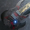Legator 【7弦】【悪魔的ルックス!!】NINJA N7FX -Black Widow- #240611【3.28kg】【キルスイッチ白LEDバージョン】【池袋店】(2)