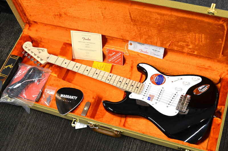 【新品】Fender Eric Clapton Stratocaster Maple Fingerboard ～Black～ #US23078793 【3.63kg】【池袋店】