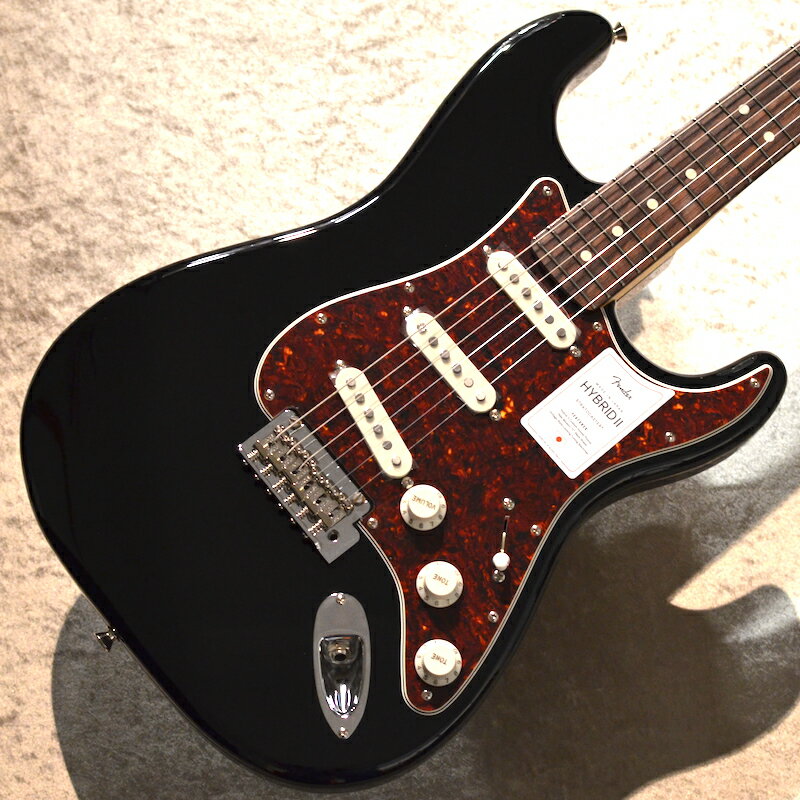 【新品】Fender Made in Japan Hybrid II Stratocaster Rosewood Fingerboard ～Black～ #JD24007618 【軽量3.31kg】【池袋店】