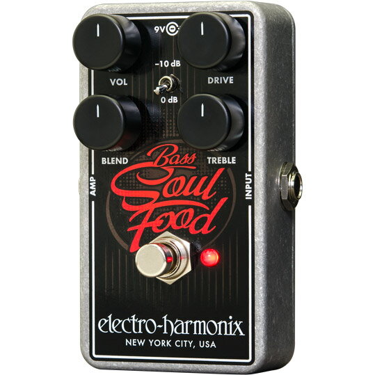 Electro Harmonix Bass Soul Food 《ベース・多弦ギター用エフェクター/オーバードライブ/クリーンブースト》【送料無料】【ONLINE STORE】【数量限定特価】