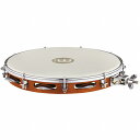 Meinl マイネル Traditional Wood Pandeiro With Holder Chestnut [PA12CN-M-TF-H] (パンデイロ) その1