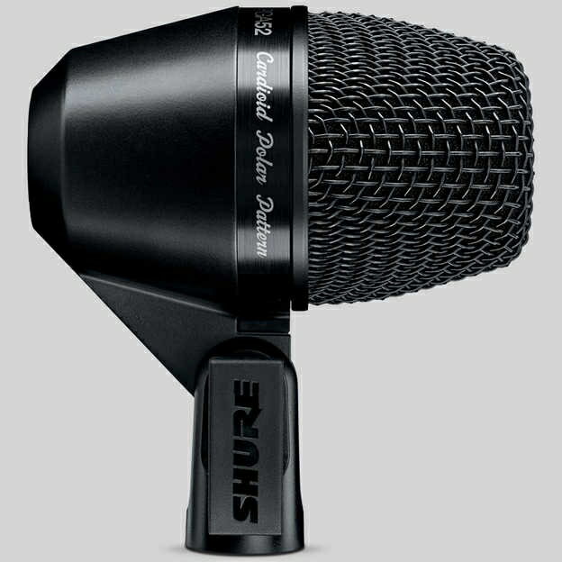 SHURE PGA52 カーディオイド・ダイナミック・キックドラム用マイクロホン GA52は耐久性の高いデザインと構造で高品質なサウンドをお届けするプロ品質のキックドラム用マイクロホン。 スイベルジョイントとクイックリリースラッチを備え素早く柔軟に設置できるPGA52は、低音のパフォーマンスやレコーディングに最適です。 -特徴- 独自のマイクロホンカートリッジデザインで、特に低音をクリアに収音 自転車のコンポーネントロック技術にも似たスイベルジョイントとクリックリリースラッチで、素早く簡単に設置可能 カーディオイド指向特性で音をクリアに捉え、不要なノイズを遮断 ブラックメタルフィニッシュとグリルのスッキリと目立たない最新デザイン 保管時や運搬時にマイクロホンを保護するジッパー付ポーチを付属 伝説的Shureクオリティのデザインと構造で、苛酷な環境でも比類ないパフォーマンスを発揮 Specification 形式:ダイナミック 指向特性パターン:カーディオイド 最低再生周波数帯域: 50 Hz 最大再生周波数帯域: 12 KHz 感度 (dBV/Pa): -55 dBV/Pa 感度 (mV/Pa): 1.75 mV/Pa 質量: 454 g 製品内容 SHURE PGA Series PGA52 5/8"-3/8"変換ねじ (31A1856) PGA52ブラックメッシュ交換グリル (RPMP52G)