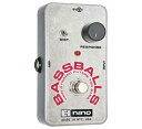 Bassballsの小型版です。Bassballsと言えば、ポール・マッカートニーが、その1号機を購入したことで有名な、ツイン・ダイナミック・フィルターです。 Nano Bassballsは、そのBassballsと、同じコントロール、同じサウンドです。楽器の音をまるでヴォーカルのように、ユニークに変化させてしまいます。軽いディストーションも搭載し多彩なサウンドを実現します。ギター、ベースどちらにも使用可能です。 特性 寸法:72W×110H×50D 重量:240g 電源:9Vバッテリー 使用可能な電源アダプター:9VDCセンター・マイナス