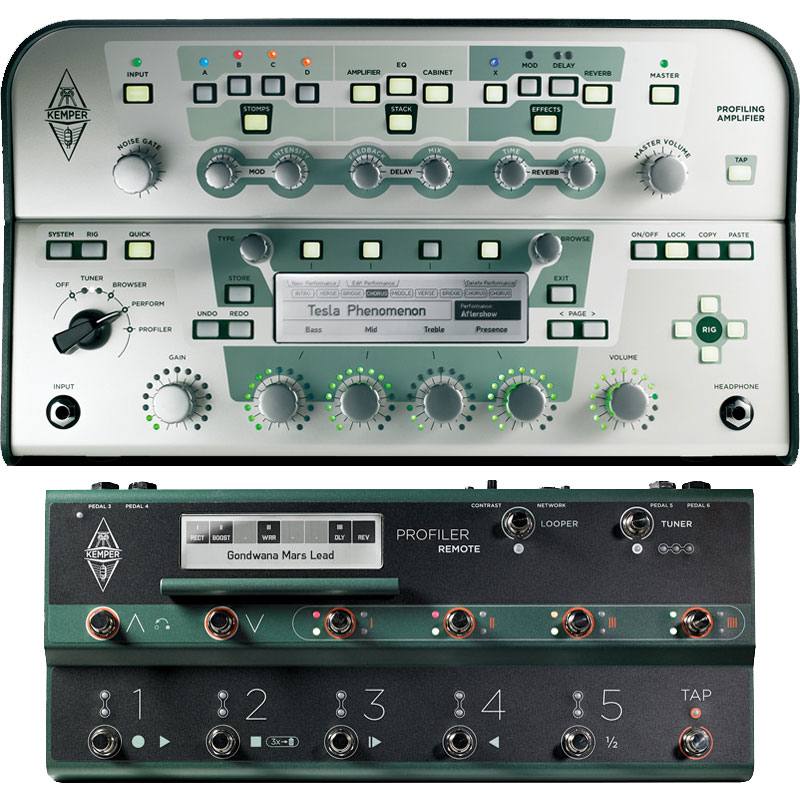 KEMPER PROFILER HEAD WHITE + REMOTE 《アンプヘッド＋フットコントローラー》【送料無料】【ご予約受付中】【ONLINE STORE】