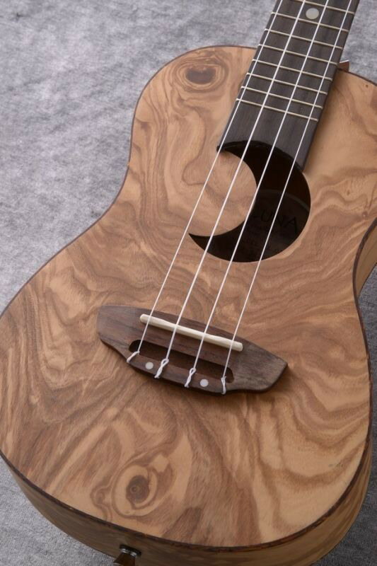 Luna Guitars Uke Exotic Concert olive ash burl crescent [UKE EX OA] ԥ󥵡ȥա̵ۡONLINE STORE