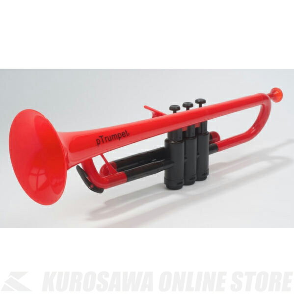 pTrumpet pTrumpetとは 「管楽器を持ったことの無い、全くの初心者に興味を持ってもらい、かつ、 初めて触れ、初めて楽器を吹く際に、吹きやすく、気軽に音楽を始めてもらうためのツール」 このコンセプトをもとに英国で開発され、現在世界中の教育現場でも愛用されているプラスチック製トランペットです。 特徴 ・特許技術マウスパイプにより、 軽快な吹き心地とサウンドクオリティーが実現。 ・複雑なメンテナンスの必要がなく、耐久性も高く、扱いやすく軽量（500g）。 ・無垢の材料から削り出しで精密加工された特殊プラスチック製バルブ・ピストン。操作性の良いショートストローク。 ・小さな子供大人まで、手の大きさや握力を問わず持ちやすい設計。 ・トランペットの正しいフィンガリングが身に付くようにデザインされたピストン位置と右手小指レスト。 ・手の大きさに合わせてフィンガーポジションが調整可能な、バルブボタンキャップを付属。 ・BioCote社の抗菌テクノロジー採用。 ・バルブオイル、スライドグリス無しでも使用が可能。 ・お求め安い価格、カラフルなバリエーション。 Specification 調子：B♭ ボア：.460 インチ（ML） ベルサイズ：4 3/4 インチ 特殊プラスチック・バルブシステム 特許技術マウスパイプ 主管、1 番、3 番チューニングスライドが調整可能 重量：500g 特別デザインの右手小指レスト付き スタンダードなトランペットのマウスピースに完全対応 ケース：布製キャリーバッグ付属 マウスピース：3C および 5C 付属