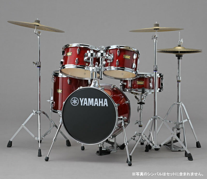 YAMAHA コンパクトドラムキット ジュニアキット+ 専用ハードウェアセット Manu Katche Model Junior Kit [JK6F5CR/HWJK](クランベリーレッド)【送料無料】【ONLINE STORE】