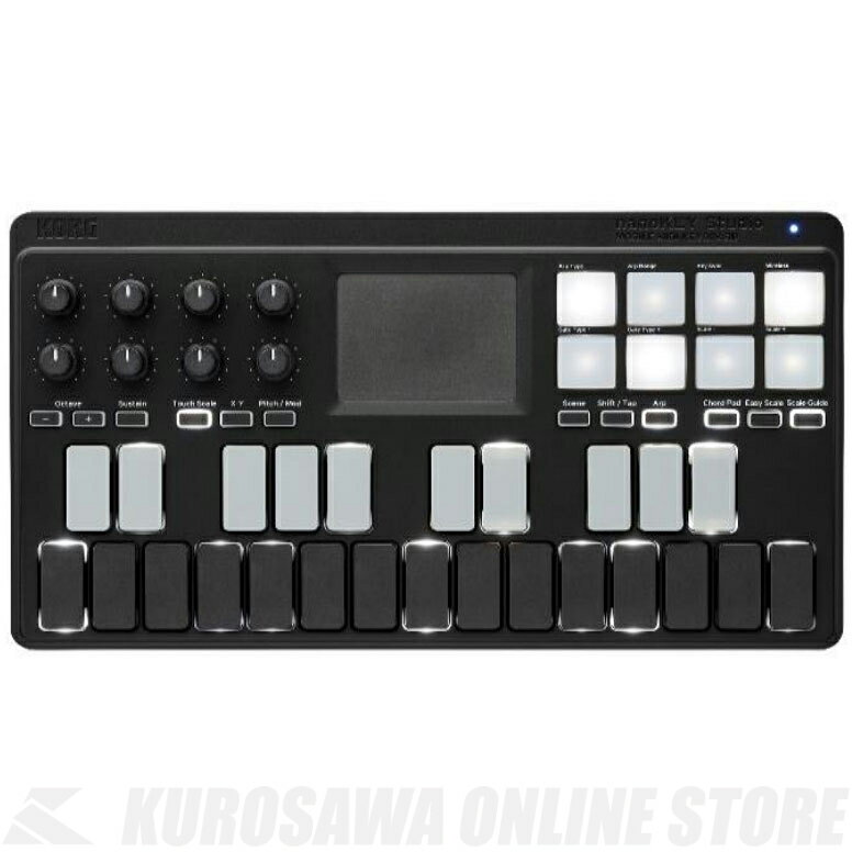 KORG nanoKEY Studio NANOKEY-ST《モバイルMIDIキーボード》【送料無料】(ご予約受付中)【ONLINE STORE】