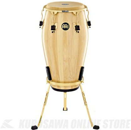 MARATHON EXCLUSIVE SERIES CONGAS ラテンパーカショニストに人気のシルバー/ゴールドパーツを使用したEXCLUSIVE SERIESでプロミュージシャンを満足させる素晴らしいサウンドクオリティと、ルックスも美しいクラフトマンシップが融合したモデルです。中級者以上を目指すプレイヤーにも最適です。 素材 ： 2プライシャムオーク 特徴 ： ・バッファロー本皮ヘッド ・8mmの頑丈なチューニングラグ ・2.6mm厚ラウンドSSRリム ・ゴールドカラーハードウェア カラー ： ナチュラル フィニッシュ ： ハイグロス 付属品 ： コンガスタンド MEINLコンガセイバー　