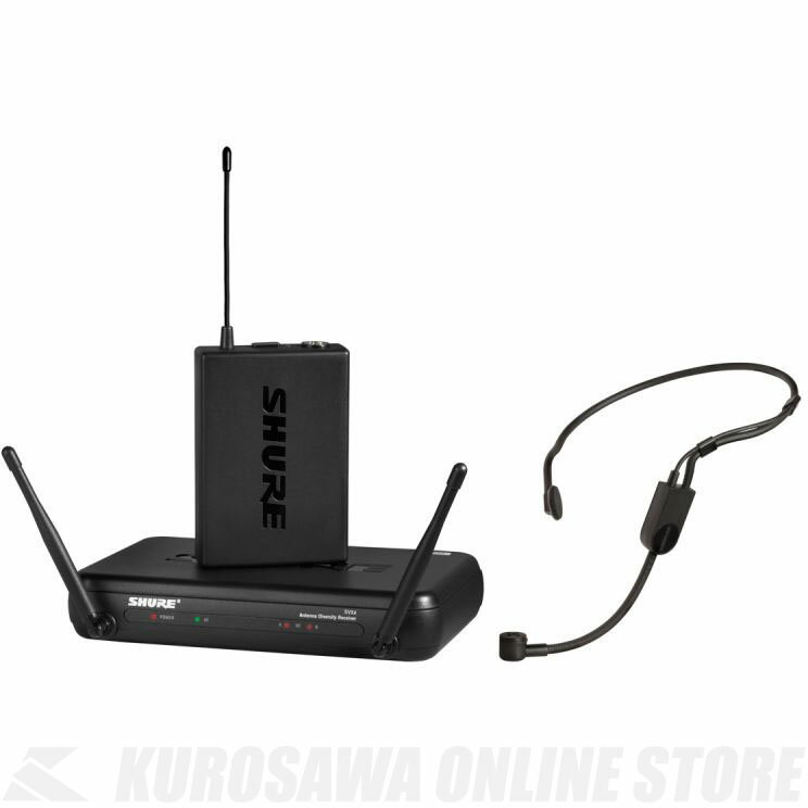 SHURE SVX14/PGA31 ヘッドウォーン・マイクロホン付属ワイヤレスシステム 《ワイヤレスシステム》【送料無料】【ONLINE STORE】