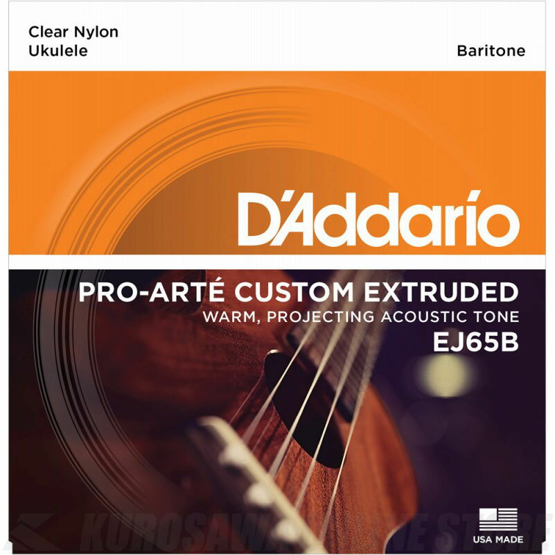 D'Addario Pro-Arte Custom Extruded Ukulele, Baritone EJ65B [EJ65B] 《バリトンウクレレ用弦》【ネコポス】