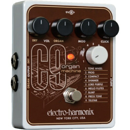 Electro Harmonix C9 Organ Machine 《エフェクター/オルガンシミュレーター》【送料無料】【ONLINE STORE】