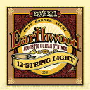 ERNIE BALL 2010 Earthwood Light 12-String 80/20 Bronze Acoustic Guitar Strings《アコースティックギター弦》【ネコポス】【ご予約受付中】【ONLINE STORE】