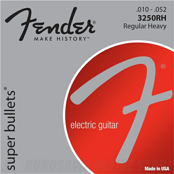 Fender 3250 Super Bullets (10-52)《エレキギター弦》