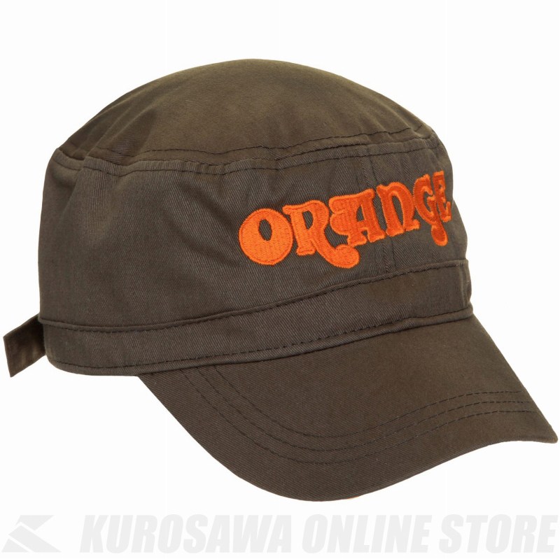 Orange Olive cadet hat with Orange motif [MC-CADET-HAT-OLIVE-ORANGE] (˹)(ͽ)ONLINE STORE