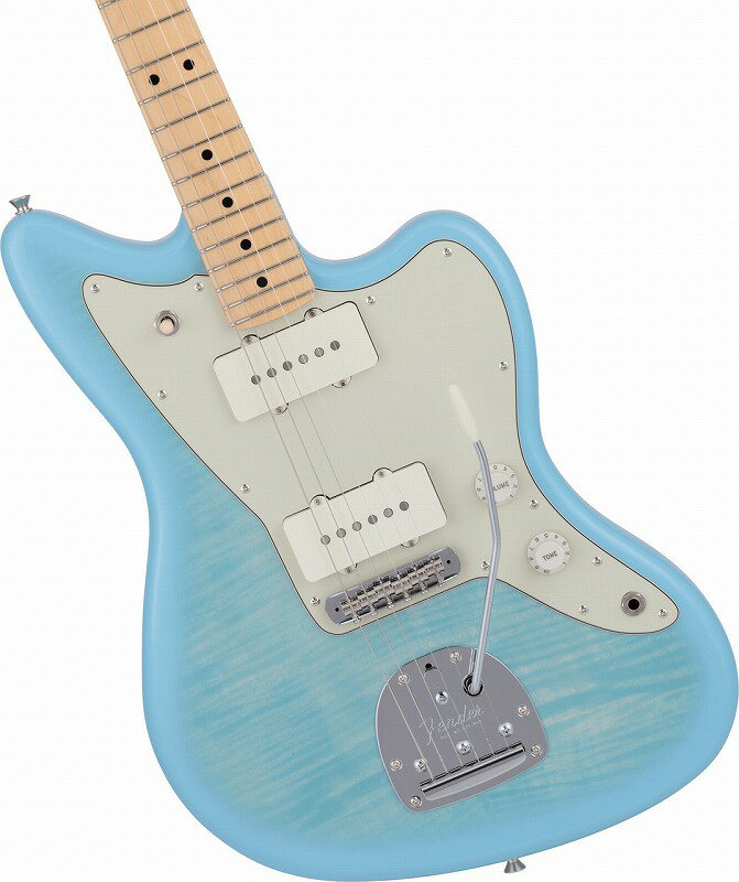 Fender 2024 Collection Made in Japan Hybrid II Jazzmaster -Flame Celeste Blue -y6{ח\zycXz