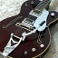 Gretsch G6119T-62 Vintage Select Edition '62 Tennessee Rose Hollow Body with Bigsby -Dark Cherry Stain-ĮŹ