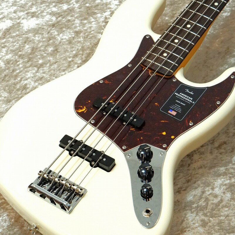 Fender American Professional II Jazz Bass - Olympic White-