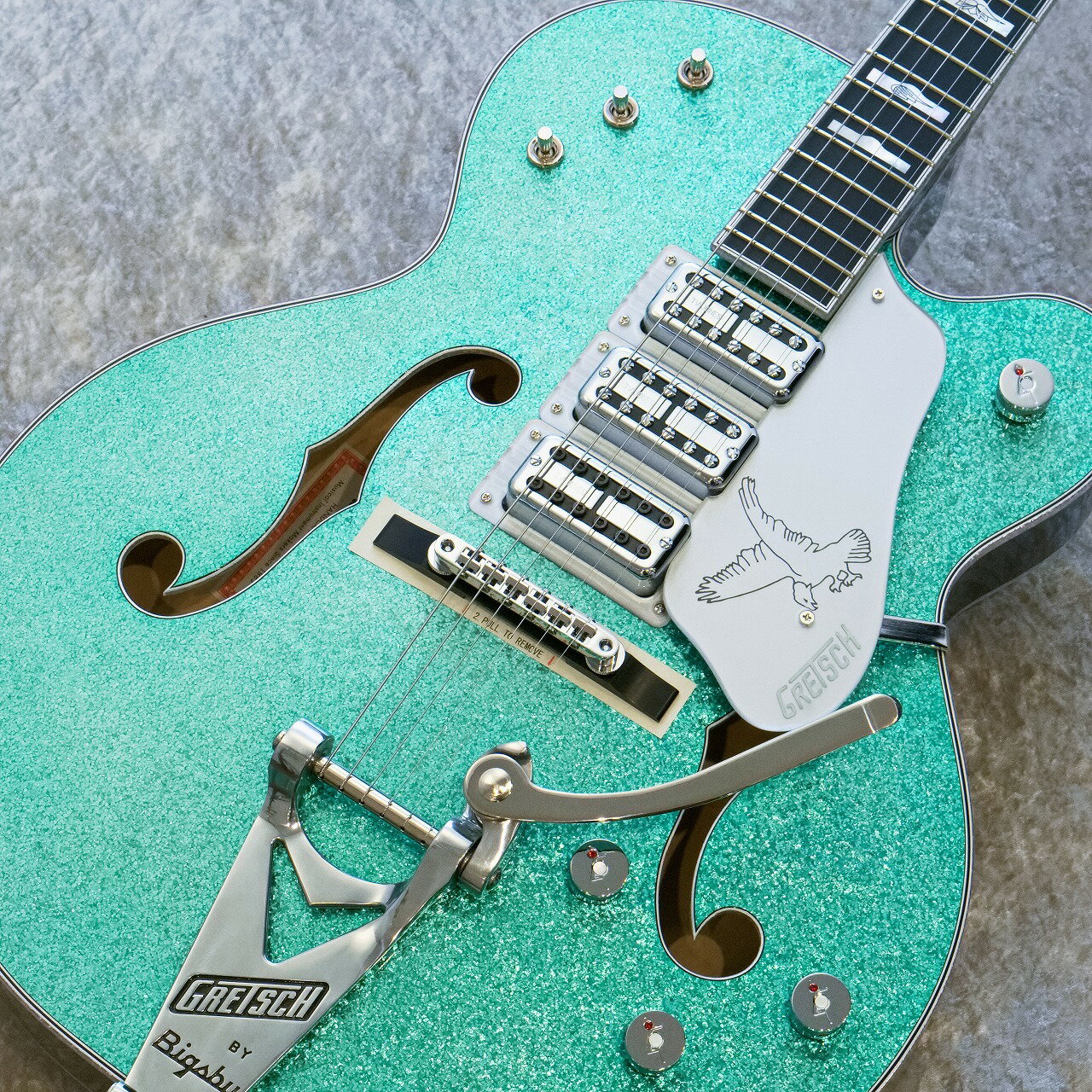 Gretsch G6136T Kenny Falcon II with String-Thru Bigsby -Early Summer Green Sparkle-【緊急入荷】【町田店】