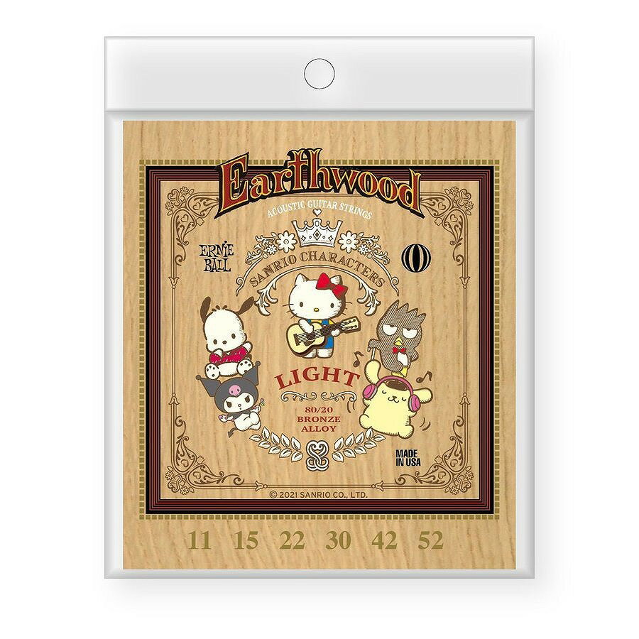 ERNIE BALL 《サンリオコラボ》EW8020 L SANRIO 80/20ブロンズ .011-.052【アコースティックギター弦】【名古屋店】