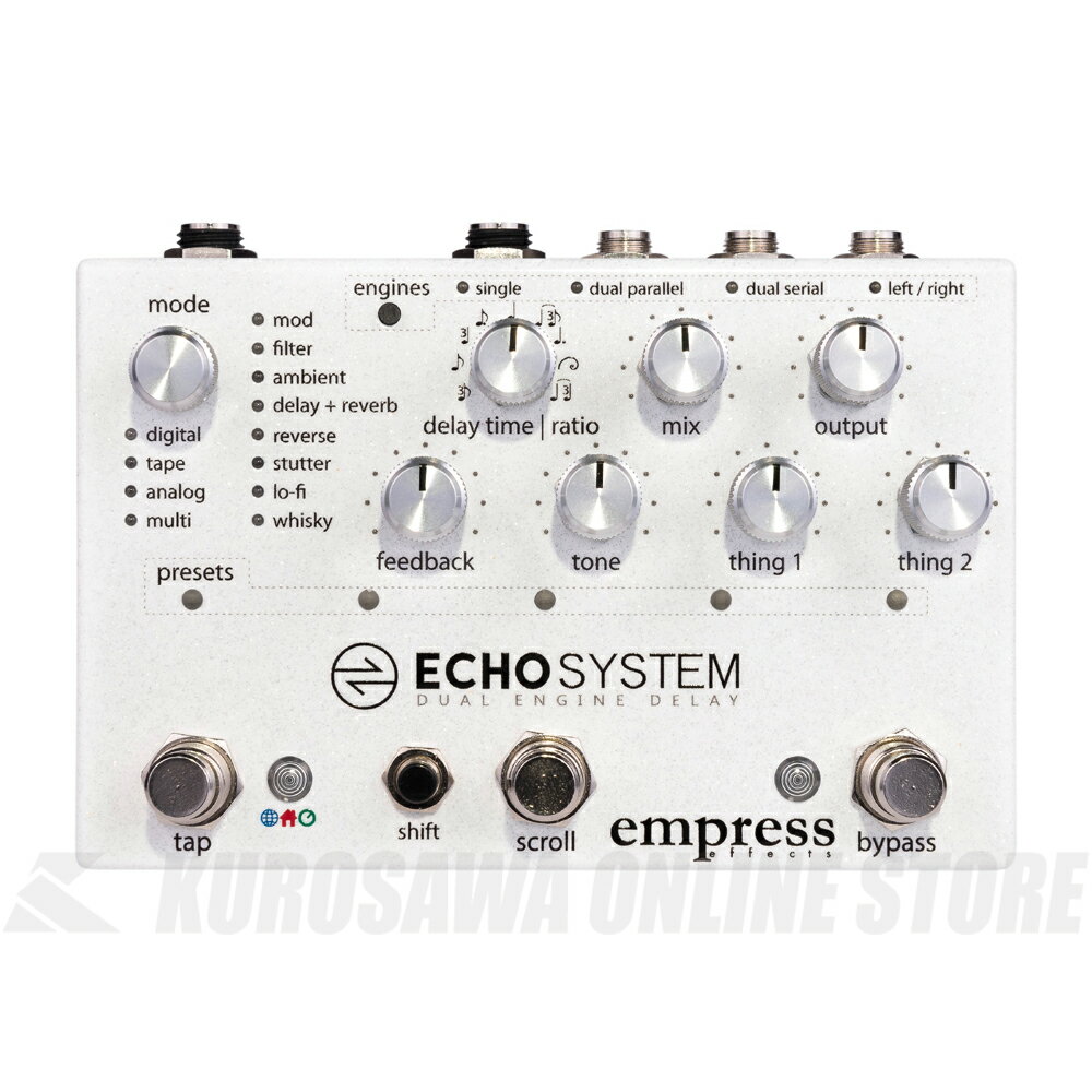 EMPRESS EFFETS Echosystem -Dual Engine Delay- (送料無料)