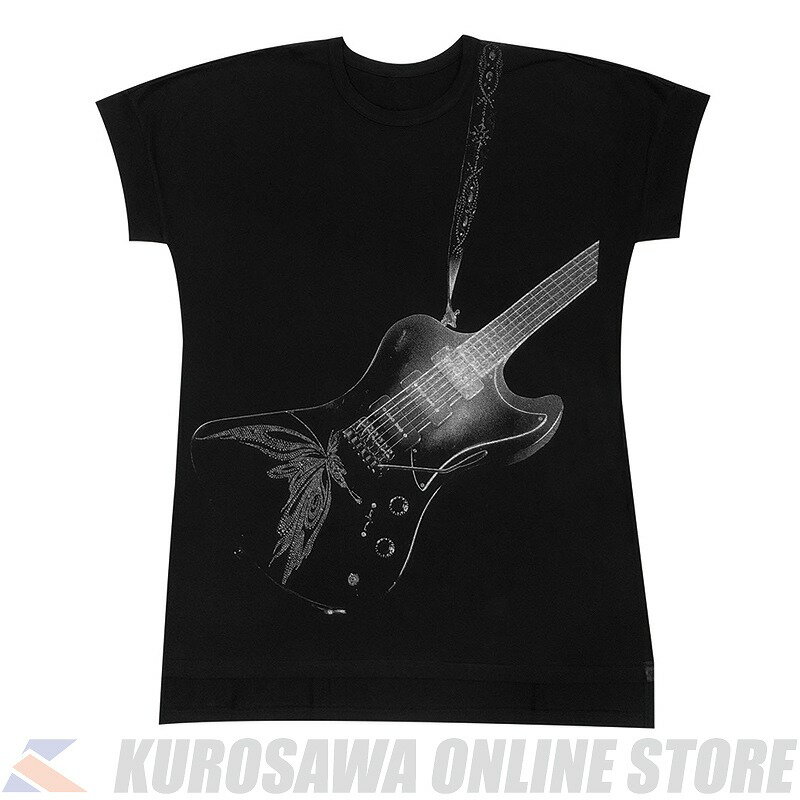 -SGZ × kiryuyrik × ESP Collaboration Drop Shoulder T-shirt- SUGIZO自身が長年プライベートやステージ衣装で愛用するブランド「kiryuyrik」とのコラボレーションアイテム。 kiryuyrikのクリエーションイメージでもある蝶をスワロフスキーで表現・装飾したESP ECLIPSE R-IXをプリントしたシャツ。 バック面にはマーク、kiryuyrik、ESPのブランドロゴに加え、SUGIZO愛用のギターストラップ「Modern Pirates」のブランドロゴもプリント。 Tシャツ型は、kiryuyrikでも人気のルーズシルエットロング丈でフレンチスリーブ。 男女問わず着用可能なシルエット。 カラーはWHITEとBLACKの2色、サイズはS・M・L・XLの4サイズ展開。 -SPECIFICATIONS- ●ルーズシルエットロング丈タイプ サイズ：胸巾：肩巾：背丈 S：54cm：38cm：85cm M：57cm：41cm：86.5cm L：60cm：44cm：88cm XL：63cm：47cm：89.5cm 天竺 綿100%　生産国：日本 ※画像はイメージです。撮影状況や光の当たり具合よって、写真と実物では色や風合いが若干異なる場合がございます。 ※生地の特性上サイズ表記寸法と実物で多少の差異が生じる可能性があります。 ●kiryuyrik (キリュウキリュウ)とは パタンナーでもあるデザイナーが作り出す服は表面的なかっこよさだけではなく、本来服として備わっていなくてはならない 機能性を最も美しく昇華させた正に“機能美”の服。 素材、シルエット・ディテール、様々な側面から 機能的かつ美しいシルエットのコレクションを展開。 Designer:高柳 成克(タカヤナギ マサカツ) 文化服装アパレル技術科、専攻科卒業。 株式会社ヨウジヤマモトにて企画、パタンナーを7年経験後 2003年kiryuyrikをスタート。現在に至る。 海外、国内問わず顧客には有名ミュージシャンが多数。