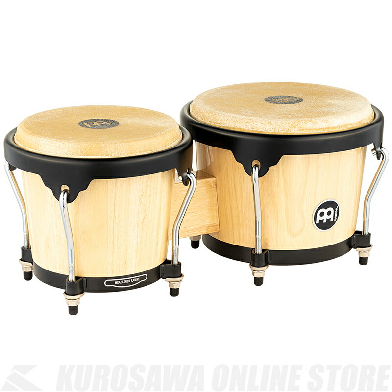 Meinl Percussion マイネル ボンゴ Headliner Series Wood Bongo HB100NT【ONLINE STORE】