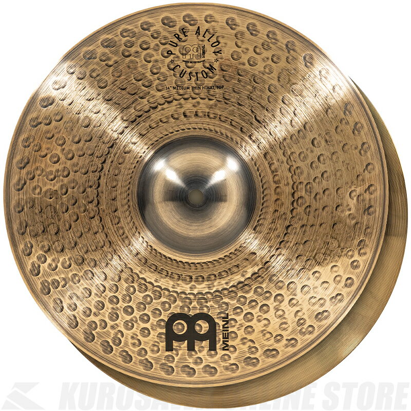 Meinl マイネル Pure Alloy Custom シリーズ Hihat 14