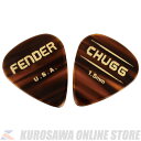 -CHUGG PICKS- Fender Chuggピックは、本物のべっ甲ピックの音を模倣する、1.5mm厚の高研磨アセチルセルロースで作られています。 先端に精密に成形されたダブルベベルが、使い込んだピックのような馴染みの良い感触を生み出します。 また、逆ベベル構造により、弦から弦へと素早く移動ことができ、フラットピッキングの様々なスタイルに対応します。 両サイドのテクスチャードロゴは、ピックをより安定して握るためのグリップとしての役割を果たします。 ※商品画像はサンプル画像となります。 -Specification- 素材: アセチルセルロース ピックシェイプ 351 Shape 主な特徴: •アセチルセルロース製 •リバースダブルベベルチップ構造 •351シェイプ •6枚／1セット •USA製 モデル番号 : 1989999102 -ご購入に関するご注意- 『ネコポス』のお支払い方法はクレジットカード決済、銀行振込、現金書留となります。 お届け日時のご指定、及び代引きでのお支払いは出来ませんので予めご了承下さい。 日時指定・代引きをご利用の際は通常送料（540円～）と代引き手数料（324円～）がかかります。 その他の送料別途商品と一緒に複数お求めの場合は一つ分の送料のみがかかります。 ※送料は商品金額の最も高いものの送料のみが適用されます。 送料別の商品と送料込の商品を同時にご注文の場合も同様ですので、楽器本体などネコポス対象商品より金額の高い送料無料の商品と同時にお求め頂くと送料無料になります。