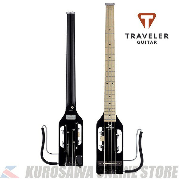 TRAVELER GUITAR Ultra-Light Bass Gloss Black 《ピエゾ搭載》【ストラッププレゼント】(ご予約受付中)【ONLINE STORE】