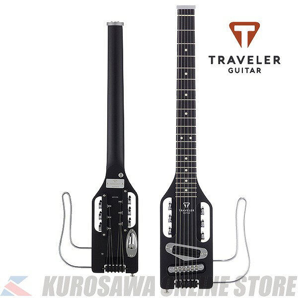 TRAVELER GUITAR Ultra-Light Electric Black 《ハムバッカーPU搭載》【ストラッププレゼント】(ご予約受付中)【ONLINE STORE】