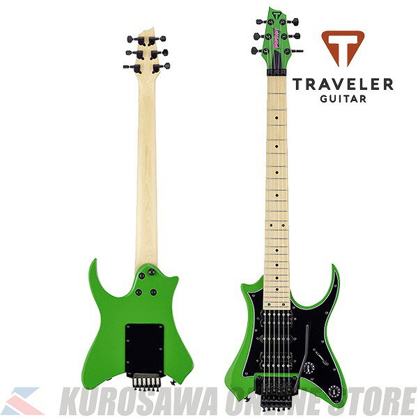 TRAVELER GUITAR Vaibrant Standard V88S Slime Green 《HSH PU搭載》【ストラッププレゼント】(ご予約受付中)【ONLINE STORE】