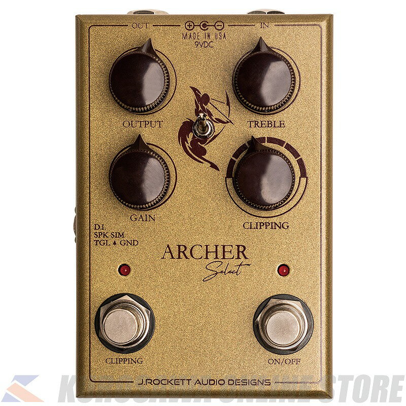 J.Rockett Audio Designs Archer Select [ブースト/オーバードライヴ・ペダル](ご予約受付中)【ONLINE STORE】