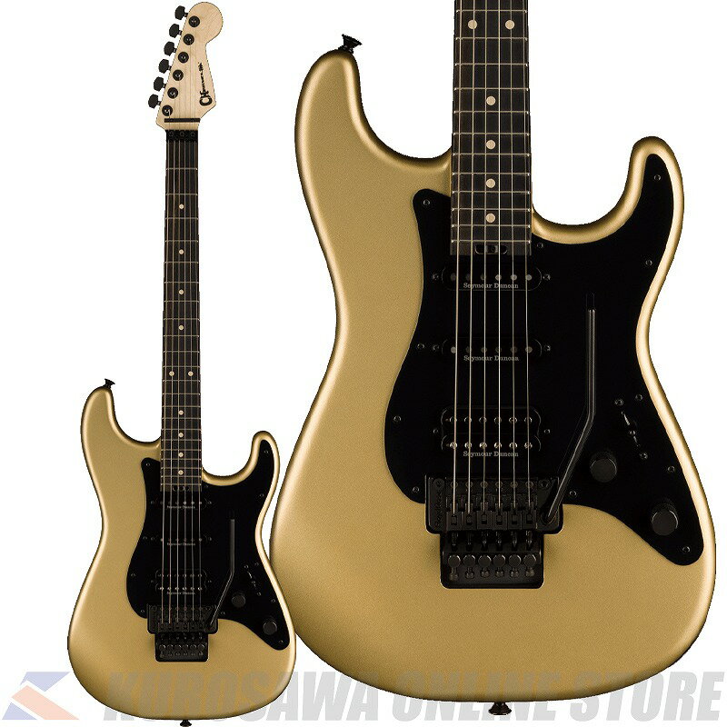 40年に及ぶハイパフォーマンスギター製作のノウハウを元にデザインされたCharvel Pro-Mod So-Cal Style 1 HSS FR Eは、モダンな機能と多彩なサウンドを備え、すべてのギタリストが満足する洗練された演奏体験を提供します。 高速プレイをサポートする高次元の演奏性とSo-Calスタイルへの愛から生まれたこのギターには、Charvelをハイパフォーマンスギターの分野における伝説的なブランドにまで引き上げた、クラシックな技術力と革新的なデザイン要素が詰め込まれています。 Pro-Mod So-Cal Style 1 HSS FR Eは、アルダーから美しく切り出されたボディに、グラファイト補強ロッドを内蔵した堅牢なボルトオンメイプルネックを備え、環境変化による影響を最小限に抑えます。 ヒールマウントのトラスロッド調整ホイールにより、ネック調整も容易に行えます。 高速プレイ向けに設計されたスピードネックプロファイルと、22本のフレットを備えた12〜16インチラジアス指板は、ローポジションでのリフ弾きから、ハイポジションでのリードプレイまで、あらゆるポジションにおいて快適な演奏性を提供します。 比類のないパフォーマンスとサウンドを求める洗練されたプレイヤーのために作られたこのモデルは、ブリッジに高出力SeymourDuncan Distortion TB-6ハムバッカーと、2基のSeymourDuncan SSL Custom Flat Strat Single-Coilピックアップをネックとミドルポジションに搭載しています。 No-Loadトーンコントロールは、1〜9のポジションでは標準的なトーンコントロールと同様に動作し、10のポジションでは回路をバイパスし、ギターの自然なトーンを最大限に引き出します。 Floyd Rose 1000 Series Double-Locking Tremoloにより、過激なアーミングを行なってもチューニングをしっかりと維持します。 -SPEC- Body Material: Alder Body Finish: Gloss, Satin Neck: Maple, Neck Finish: Hand-Rubbed Satin Urethane Fingerboard: Ebony, 12”-16” Compound Radius (304.8 mm to 406.4 mm) Frets: 22, Jumbo Position Inlays: White Dot (Ebony) Nut (Material/Width): Floyd Rose 1000 Series Locking, 1.6875” (42.86 mm) Tuning Machines: Charvel-Branded Die-Cast Scale Length: 25.5” (64.77 cm) Bridge: Floyd Rose 1000 Series Double-Locking Tremolo (Recessed) Pickguard: 1-Ply Black Pickups: Seymour Duncan Distortion TB-6 (Bridge), Seymour Duncan Flat Strat SSL-6 Sin-gle-Coil (Middle), Seymour Duncan Custom Flat Strat SSL-6 RWRP Single-Coil (Neck) Pickup Switching: 5-Position Blade: Position 1. Full Bridge Pickup, Position 2. Bridge Inner Coil and Middle Pickup, Position 3. Bridge Outer Coil and Neck Pickup, Position 4. Middle and Neck Pick-up, Position 5. Full Neck Pickup Controls: Volume, No-Load Tone Control Knobs: Knurled Flat-Top Hardware Finish: Black Strings: Nickel Plated Steel (.009-.042 Gauges) Case/Gig Bag: Optional Charvel Style 1/2 Economy Case (p/n 099-0612-100); Optional Charvel Multi-Fit Gig Bag (p/n 299-1414-006) モデル番号：2966803500 ケース別売り