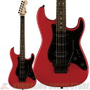 40年に及ぶハイパフォーマンスギター製作のノウハウを元にデザインされたCharvel Pro-Mod So-Cal Style 1 HSS FR Eは、モダンな機能と多彩なサウンドを備え、すべてのギタリストが満足する洗練された演奏体験を提供します。 高速プレイをサポートする高次元の演奏性とSo-Calスタイルへの愛から生まれたこのギターには、Charvelをハイパフォーマンスギターの分野における伝説的なブランドにまで引き上げた、クラシックな技術力と革新的なデザイン要素が詰め込まれています。 Pro-Mod So-Cal Style 1 HSS FR Eは、アルダーから美しく切り出されたボディに、グラファイト補強ロッドを内蔵した堅牢なボルトオンメイプルネックを備え、環境変化による影響を最小限に抑えます。 ヒールマウントのトラスロッド調整ホイールにより、ネック調整も容易に行えます。 高速プレイ向けに設計されたスピードネックプロファイルと、22本のフレットを備えた12〜16インチラジアス指板は、ローポジションでのリフ弾きから、ハイポジションでのリードプレイまで、あらゆるポジションにおいて快適な演奏性を提供します。 比類のないパフォーマンスとサウンドを求める洗練されたプレイヤーのために作られたこのモデルは、ブリッジに高出力SeymourDuncan Distortion TB-6ハムバッカーと、2基のSeymourDuncan SSL Custom Flat Strat Single-Coilピックアップをネックとミドルポジションに搭載しています。 No-Loadトーンコントロールは、1〜9のポジションでは標準的なトーンコントロールと同様に動作し、10のポジションでは回路をバイパスし、ギターの自然なトーンを最大限に引き出します。 Floyd Rose 1000 Series Double-Locking Tremoloにより、過激なアーミングを行なってもチューニングをしっかりと維持します。 -SPEC- Body Material: Alder Body Finish: Gloss, Satin Neck: Maple, Neck Finish: Hand-Rubbed Satin Urethane Fingerboard: Ebony, 12”-16” Compound Radius (304.8 mm to 406.4 mm) Frets: 22, Jumbo Position Inlays: White Dot (Ebony) Nut (Material/Width): Floyd Rose 1000 Series Locking, 1.6875” (42.86 mm) Tuning Machines: Charvel-Branded Die-Cast Scale Length: 25.5” (64.77 cm) Bridge: Floyd Rose 1000 Series Double-Locking Tremolo (Recessed) Pickguard: 1-Ply Black Pickups: Seymour Duncan Distortion TB-6 (Bridge), Seymour Duncan Flat Strat SSL-6 Sin-gle-Coil (Middle), Seymour Duncan Custom Flat Strat SSL-6 RWRP Single-Coil (Neck) Pickup Switching: 5-Position Blade: Position 1. Full Bridge Pickup, Position 2. Bridge Inner Coil and Middle Pickup, Position 3. Bridge Outer Coil and Neck Pickup, Position 4. Middle and Neck Pick-up, Position 5. Full Neck Pickup Controls: Volume, No-Load Tone Control Knobs: Knurled Flat-Top Hardware Finish: Black Strings: Nickel Plated Steel (.009-.042 Gauges) Case/Gig Bag: Optional Charvel Style 1/2 Economy Case (p/n 099-0612-100); Optional Charvel Multi-Fit Gig Bag (p/n 299-1414-006) モデル番号：2966803548 ケース別売り