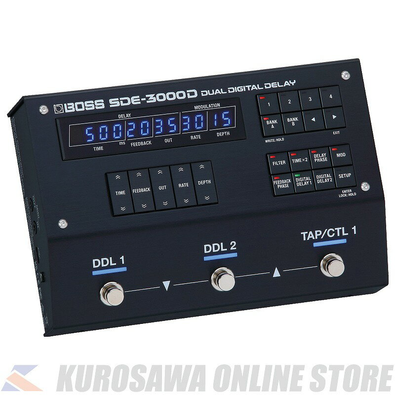 BOSS SDE-3000D DUAL DIGITAL DELAY【ONLINE STORE】