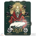 Loganは、これまでのオーバードライブを超えるモデルです。プリアンプ、ロー／ミッド・ゲインのドライブ、叫ぶようなクックド・ワウ・サウンド等、どんなものを求ていても大丈夫、様々なドライブサウンドをお届けします。 「またオーバー・ドライブぅ？もうたくさんあるけど、これ以上必要？」 おっしゃることは我々も十分に承知しています。 でも、みなさんと同じ意見を持つ我々が作ったLoganなら、使う価値があります。 Loganは、コンセプト｜立案設計｜完成に1年以上を費やしました。 本機は楽器ならではの特性とフィーリングを維持し、優れた音色と柔軟性を追加できます。 ドライブサウンドは、ピッキングの細かなニュアンスに反応するようにゲイン回路を設計しました。Loganはプレイヤーの表現を確実に伝えます。 クリーン・ブースト、アンプのようなドライブ、ガツンとしたロック・サウンド等、様々に使えます。また、ヘッドルームが最大25dBと広いので、プリアンプとしても使えます。 ■主な特長 ・3バンドEQ 本機の真価は3バンドのアクティブEQにあります。LOWSとHIGHSは、信号を約15dBブースト or カットできます。細いシングルコイル・サウンドの増強、ずんぐりしたハムバッカーをキリッとさせる、キャビネットをスイートな2 × 12からファットな4 × 12に変更する時ブーミーな低音を除去する、など様々な使い方ができます。 パラメトリックのMID EQでトーンをさらに柔軟に操れます。M?FREQノブで周波数を設定（100 Hz?2.5 kHz）し、M?C/Bノブで周波数を12 dBまでカット or ブーストできます。 さらにMID EQだけをオン／オフできる専用フットスイッチと、メインゲインの前or 後を選べるPOST／PREスイッチもあります。 これらにより音色の可能性が更に広がります。 ・エクスプレッション・ペダルに対応 そして、もうひとつの魅力があります。エクスプレッション・ペダル（別売）でMID EQ周波数をフット・コントロールできます。高速に操作すればワウペダルのように、ゆっくりと操作すれば伸びやかなフェイザーのようにもなります。 ・更に細かな音作りが可能 まだまださらにクールなサウンドの秘密が隠れています。箱から出してもすぐに素晴らしいサウンドを出せますが、好みに応じてさらに調整したくなる人のための機能です。 底面の穴からMID EQのQの設定ができます。中のトリム・ポットを左に回すと帯域が広くなり、右に回すとスムーズな周波数スイープに、目一杯右に回し切るとレゾナンスの効いたサウンドになります。 ・ドライ音をブレンド 底板を取り外すともう一つのトリム・ポットを設定できます。このポットでは、ドライ音とオーバードライブ・トーンをブレンドできます。本機はギターのみならず、ベース｜ドラム｜シンセ｜ヴォーカル、何でも来いです！ さまざまな使い方ができるLoganはまさにオンリー・ワンのオーバードライブです。使い出したらもう手放せなくなることでしょう。 ■スペック ・電源：DC9V電源アダプター（別売：センター・マイナス、2.1mm） ・消費電流：最大160mA ・寸法：98W × 62H × 122Dmm