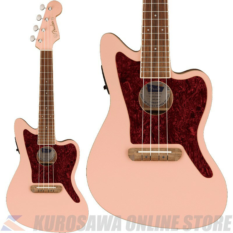 Fender Acoustics Fullerton Jazzmaster Uke Shell Pink 【送料無料】《コンサートウクレレ》(ご予約受付中)