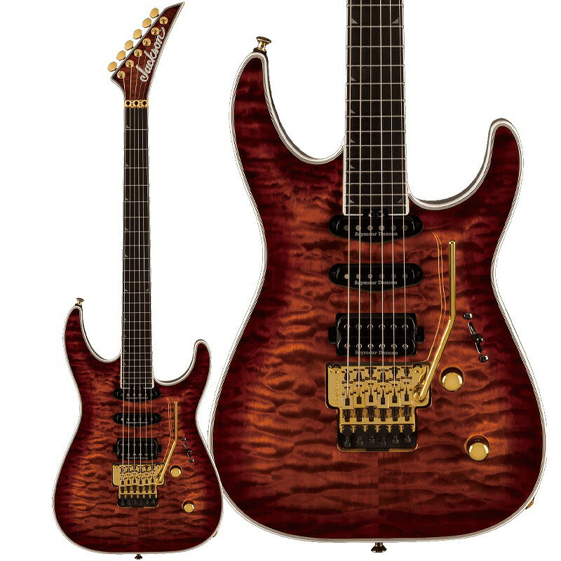 Jackson Pro Plus Series Soloist SLA3Q Amber Tiger Eye (\t)