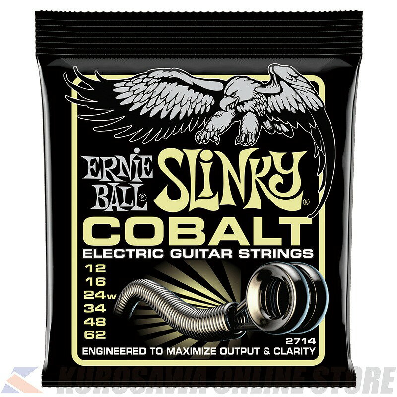 ERNIE BALL Mammoth Slinky Cobalt Electric Guitar Strings 12-62 Gauge 2714 (ご予約受付中)【ONLINE STORE】