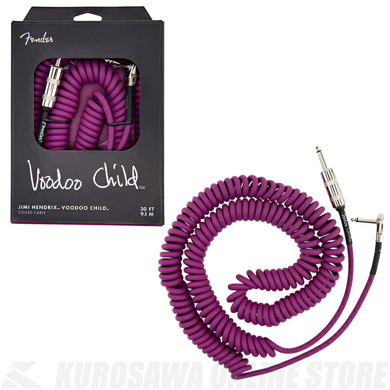 Fender JIMI HENDRIX VOODOO CHILD CABLE/Purple 《ケーブル》(ご予約受付中) 【ONLINE STORE】