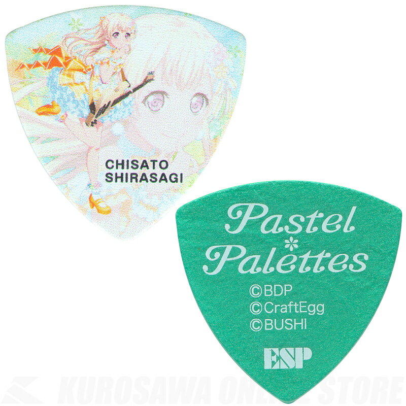 -ESP×バンドリ！ ガールズバンドパーティ！キャラクターピック Pastel*Palettes Character Pick Ver.3-Pastel*Palettesの各キャラクターが描かれたピックです！ 素材：ナイロン、厚さ：1.0mm ※こちらは50枚のセットとなります。 -ご購入に関するご注意- 『ネコポス』のお支払い方法はクレジットカード決済、銀行振込、現金書留となります。 お届け日時のご指定、及び代引きでのお支払いは出来ませんので予めご了承下さい。 日時指定・代引きをご利用の際は通常送料（540円〜）と代引き手数料（324円〜）がかかります。 その他の送料別途商品と一緒に複数お求めの場合は一つ分の送料のみがかかります。 ※送料は商品金額の最も高いものの送料のみが適用されます。 送料別の商品と送料込の商品を同時にご注文の場合も同様ですので、 楽器本体などネコポス対象商品より金額の高い送料無料の商品と同時にお求め頂くと送料無料になります。